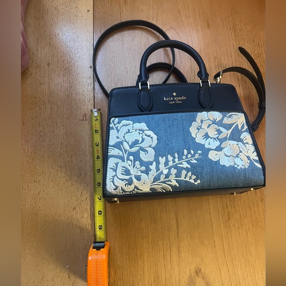 Kate Spade Madison Vase Floral Embroidered Small Satchel, Practically New! - Picture 3 of 8